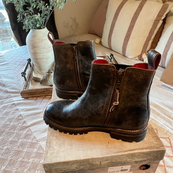 Brand New BED STU Kiefra Trek Chunky Chelsea Boot in Black Lux Size 9 - Picture 4 of 7